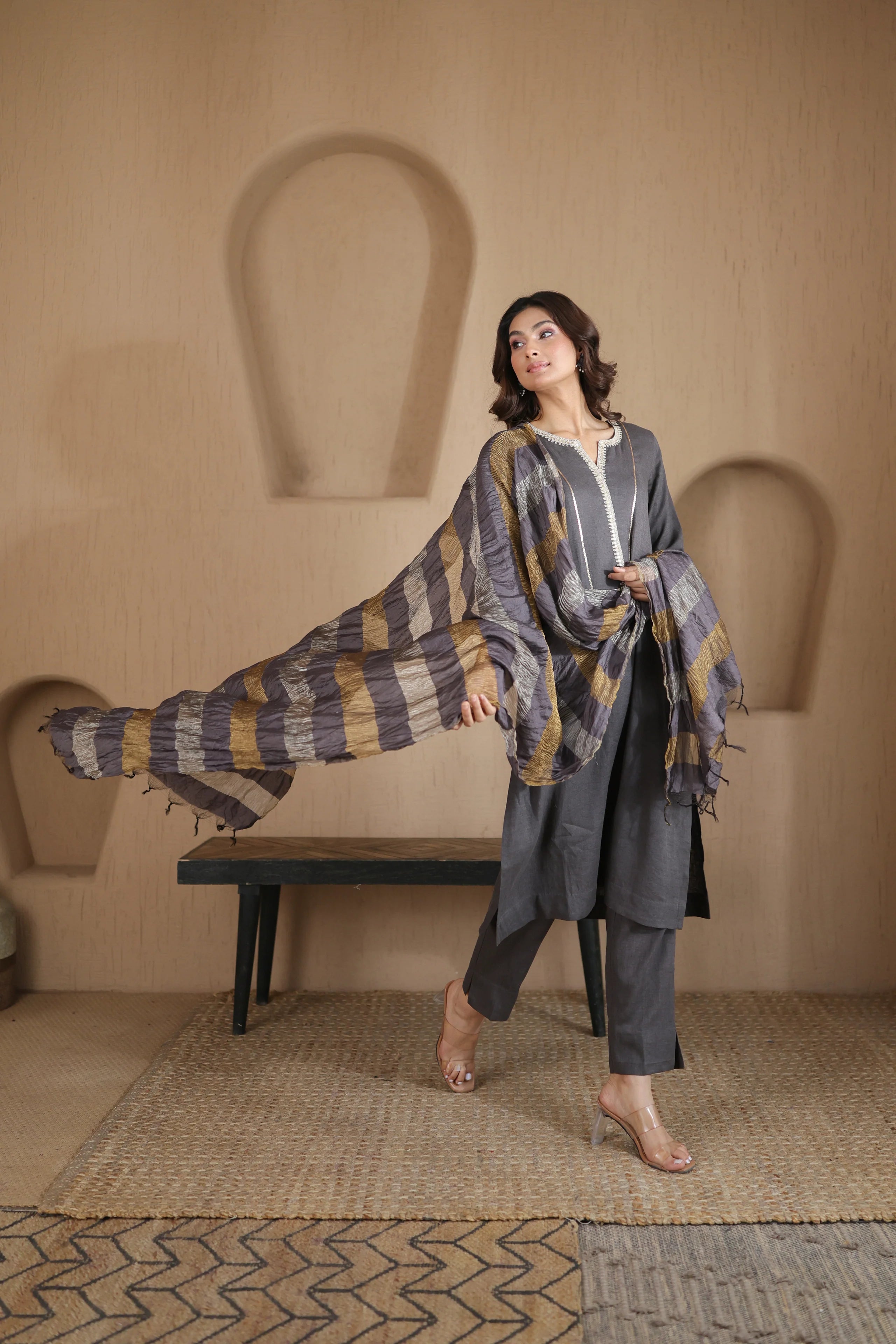 Nura Banarasi Tissue Dupatta