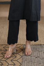 Nura Linen Scalloped Pants
