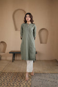 Afsana Kurta with Blanket Stitch