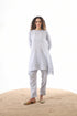 Aks Flowy Co-ord Set with Asymmetrical Hem & Handwork Detailing