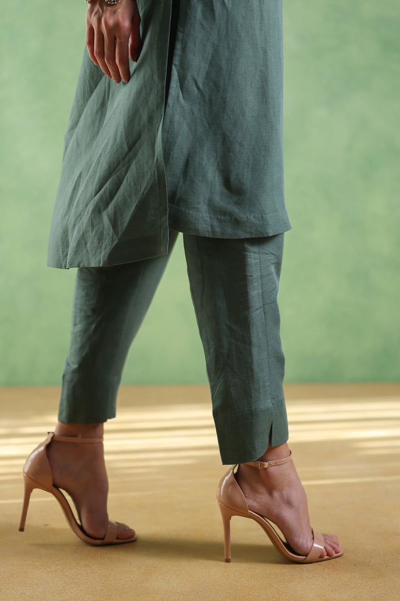 Nura Linen Straight Pants