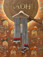 Afsana Chiffon Striped Dupatta with Border